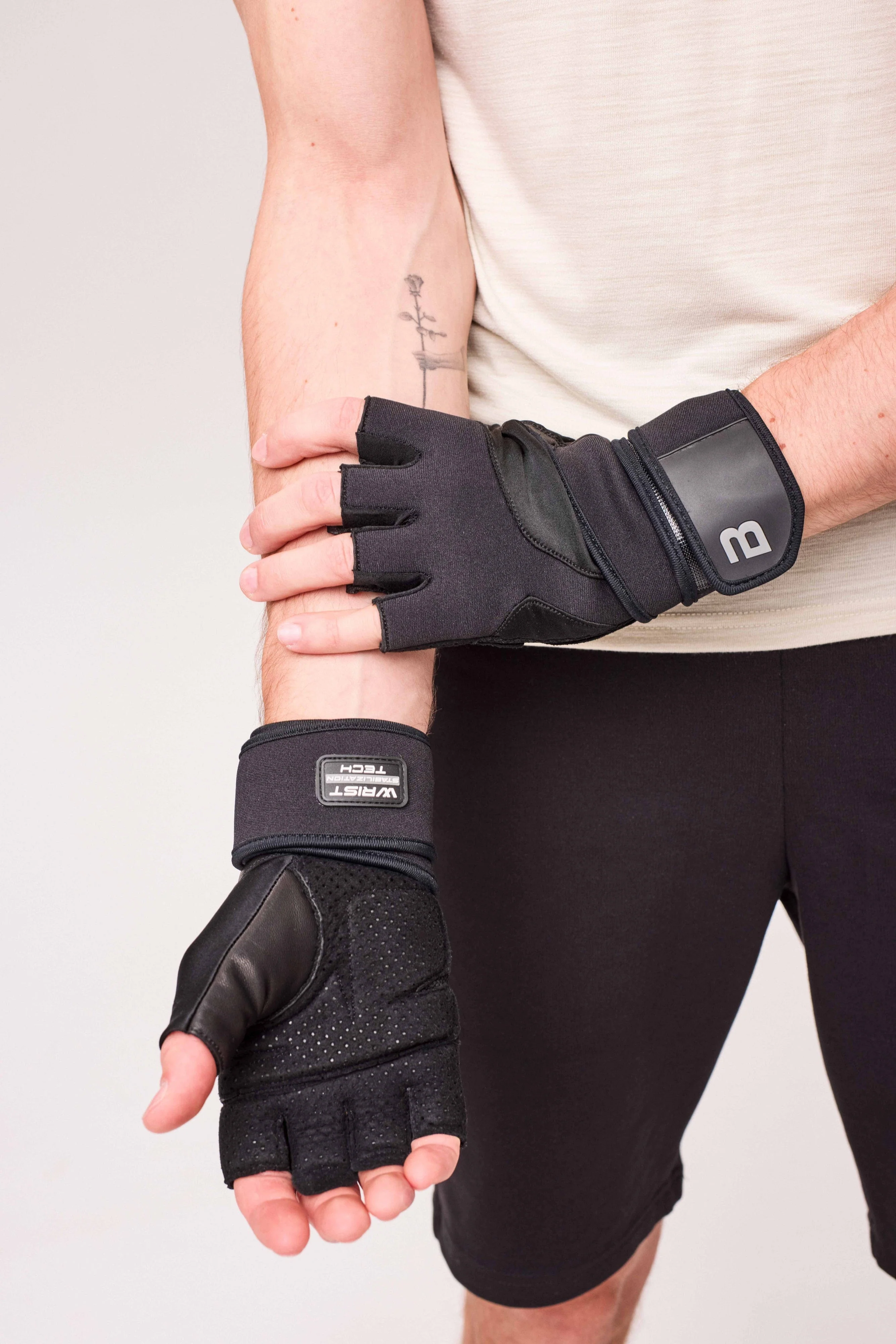 KYLE Handgelenkstütze Lederhandschuhe - Image 3