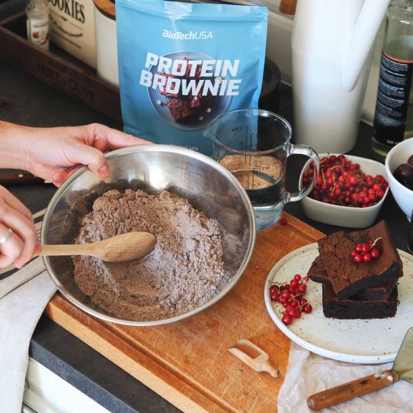 Protein Brownie Basispulver - 600 g - Image 3